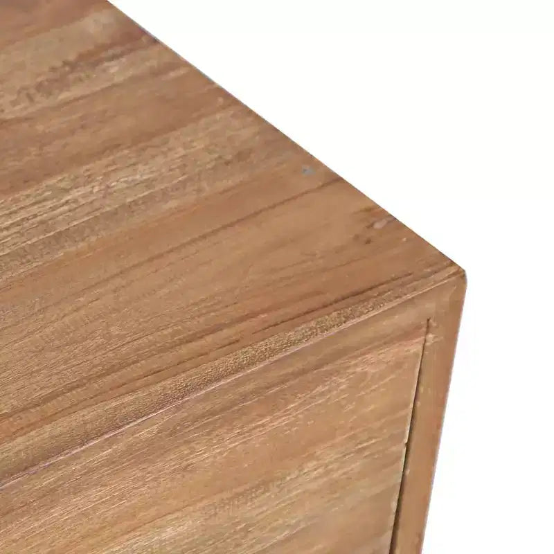 vidaXL Table de chevet 40 x 35 x 55 cm Bois de teck massif