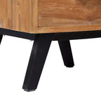 vidaXL Table de chevet 40 x 35 x 55 cm Bois de teck massif