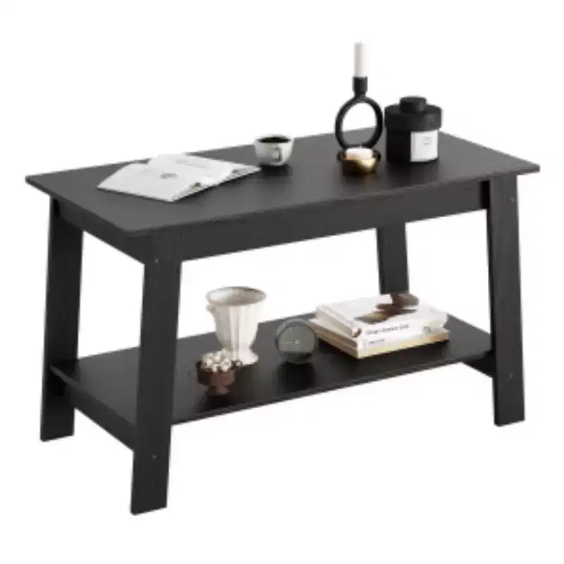 Coffee Table - MDF & PB Construction, Retro Finish for Living Room