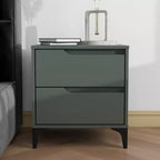 Table de chevet moderne Galano 2 tiroirs 48 cm L x 40 cm P x 51,5 cm H