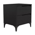 Galano Modern 2-Drawer Nightstand 18.9 W  15.7 D  20.3 H