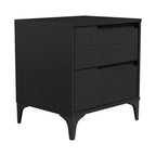 Galano Modern 2-Drawer Nightstand 18.9 W  15.7 D  20.3 H