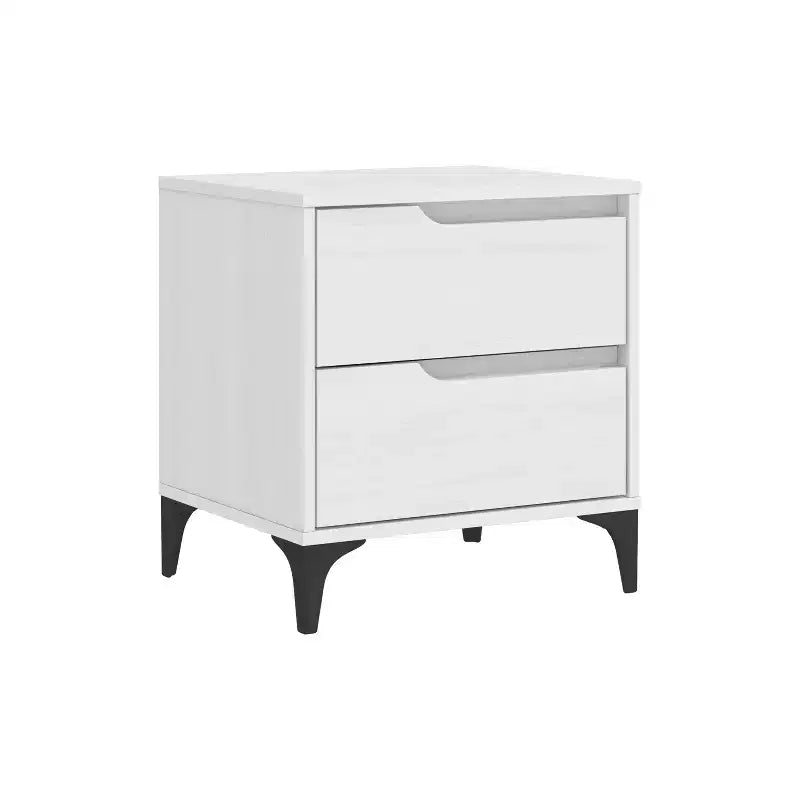 Table de chevet moderne Galano 2 tiroirs 48 cm L x 40 cm P x 51,5 cm H