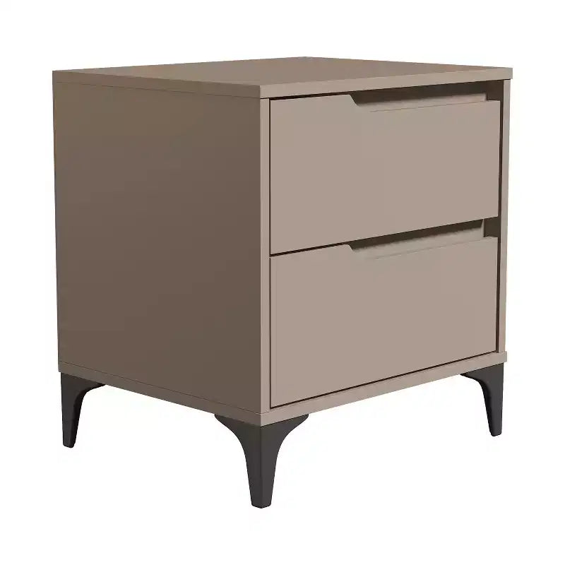 Table de chevet moderne Galano 2 tiroirs 48 cm L x 40 cm P x 51,5 cm H