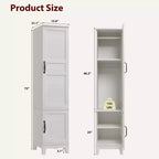 Armoire haute blanche à 2 portes – 1 personne