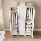 Armoire haute blanche à 2 portes – 1 personne