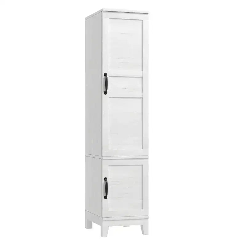 Armoire haute blanche à 2 portes – 1 personne