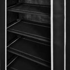 vidaXL Tour à Chaussures à 5 Niveaux Organisateur de Rangement Portable avec Étagère