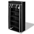 vidaXL Tour à Chaussures à 5 Niveaux Organisateur de Rangement Portable avec Étagère