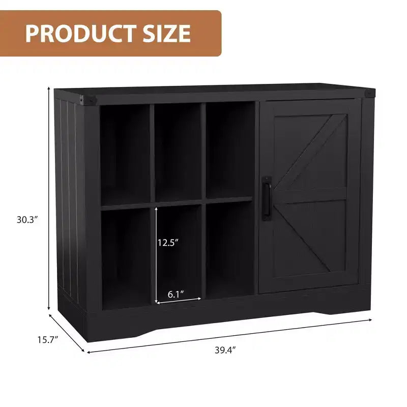 Meuble de support de tourne-disque avec porte, Meuble de rangement pour tourne-disque de style ferme avec étagères pouvant contenir jusqu'à 750 albums, Meuble de rangement en bois pour CD DVD