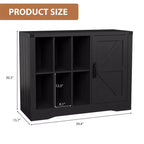 Meuble de support de tourne-disque avec porte, Meuble de rangement pour tourne-disque de style ferme avec étagères pouvant contenir jusqu'à 750 albums, Meuble de rangement en bois pour CD DVD