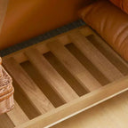 Console Homy Casa avec étagère ouverte pour entrée, salon ou couloir, marron