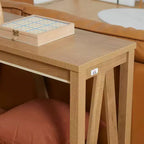 Console Homy Casa avec étagère ouverte pour entrée, salon ou couloir, marron