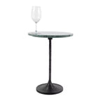 Table d'appoint classique, guéridon ou petite table de chevet pour la décoration intérieure - Table d'appoint audacieuse en métal avec plateau en marbre, idéale pour le salon - 21