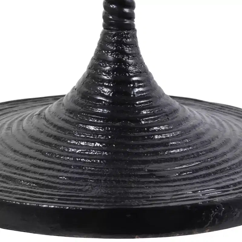 Table d'appoint classique, guéridon ou petite table de chevet pour la décoration intérieure - Table d'appoint audacieuse en métal avec plateau en marbre, idéale pour le salon - 21