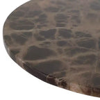 Table d'appoint classique, guéridon ou petite table de chevet pour la décoration intérieure - Table d'appoint audacieuse en métal avec plateau en marbre, idéale pour le salon - 21