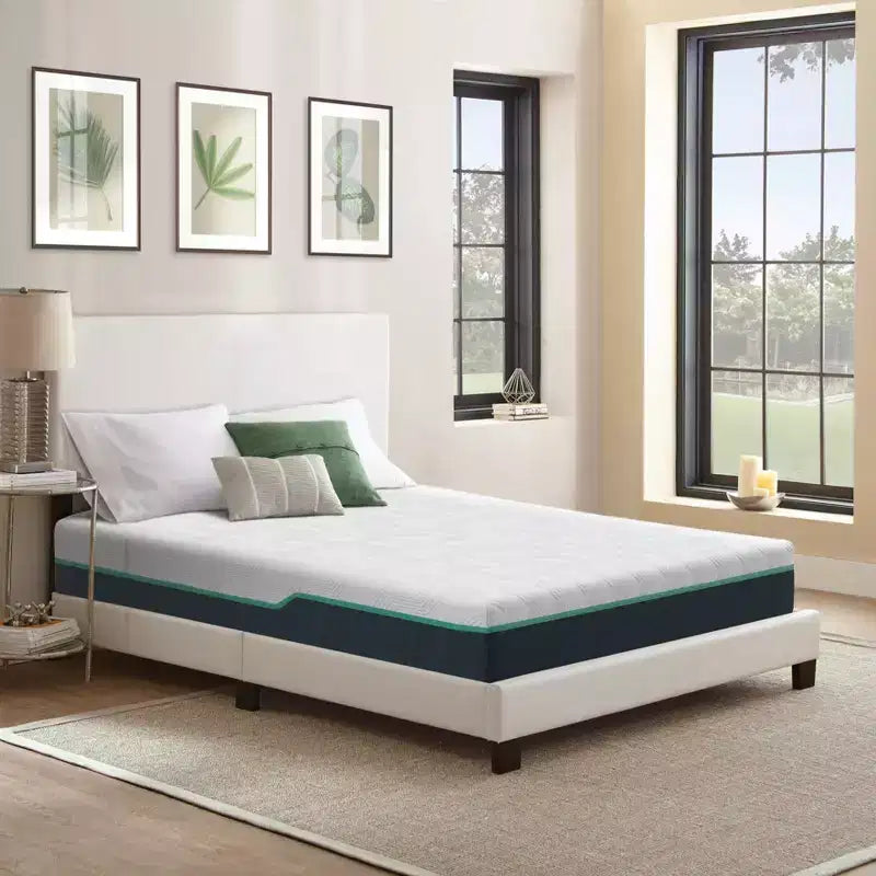 Matelas en gel mousse ferme blanc – Grand lit/Très grand lit, 2 personnes