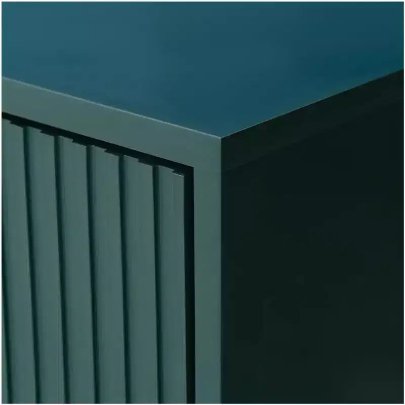 Meuble TV et armoire de rangement vintage blanc antique/vert pour téléviseurs jusqu'à 65 pouces