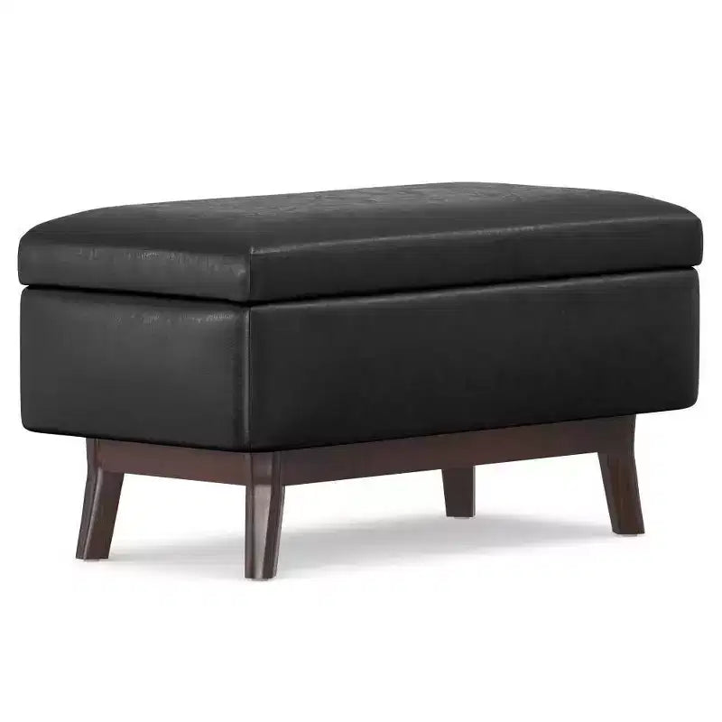 Petit pouf de rangement rectangulaire et bancs Ethan - WyndenHall
