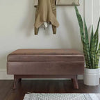 Small Ethan Rectangular Storage Ottoman and benches - WyndenHall