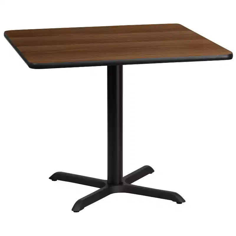 Emma and Oliver 36 Square Laminate Table Top with 30x30 Table Height Base