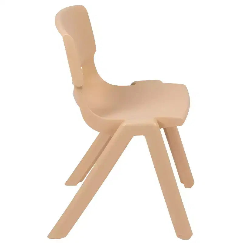 Lot de 2 chaises empilables sans accoudoirs pour enfants – Bleu / Vert / Naturel / Rouge