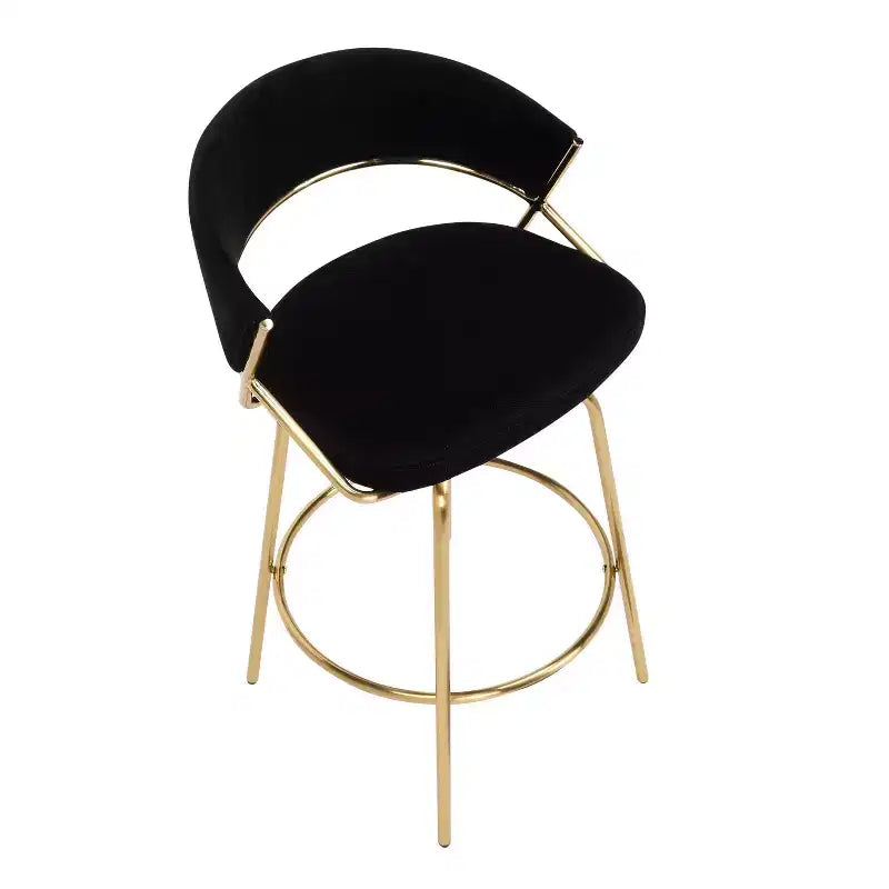 Ensemble de 2 tabourets de bar hauteur comptoir Jie - LumiSource