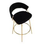 Ensemble de 2 tabourets de bar hauteur comptoir Jie - LumiSource